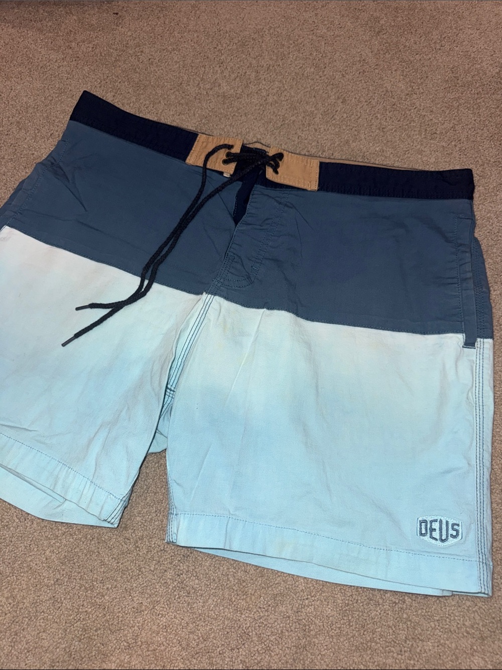 Deus Ex Machina Canggu Bali Berawa Pond Swim Trunks boardshorts 36 6” inseam